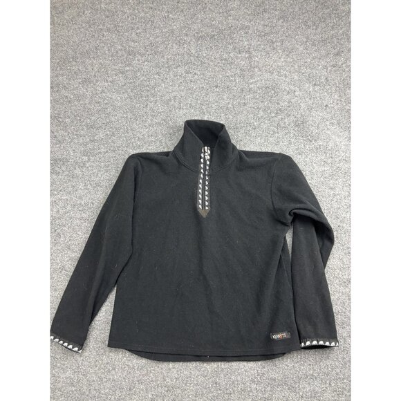 Kerrits Tops - Kerrits Sweatshirt Womens Medium Black Fleece 1/4 Zip Pullover‎ Riding